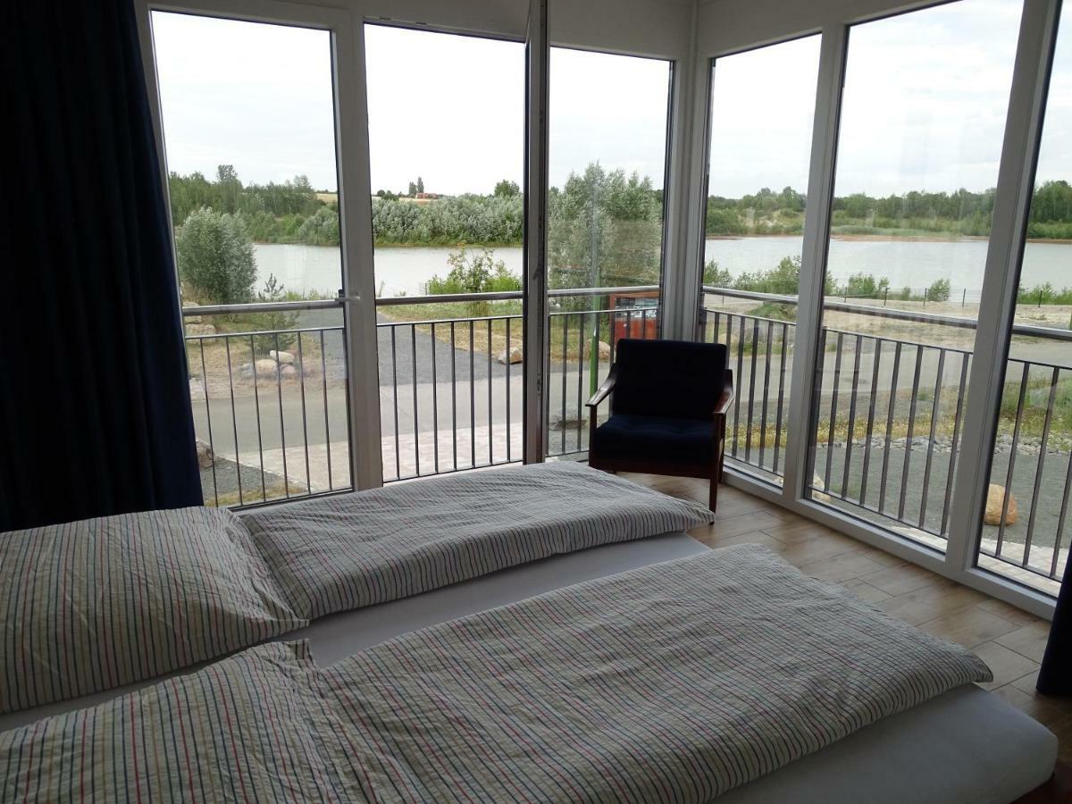 Feriendomizil Am Stoermthaler See, Lagovida, Leipziger Neuseenland, Grosspoesna, Privatstrand Exterior photo