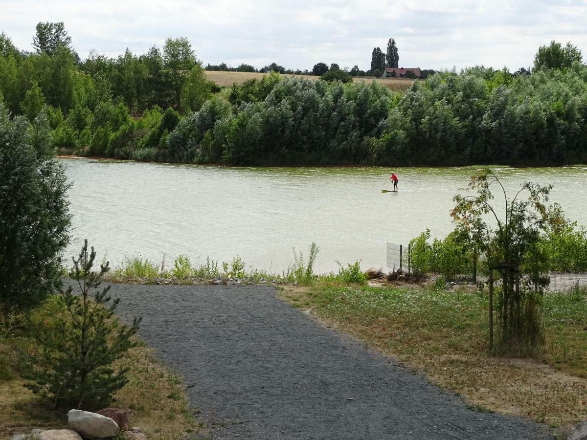 Feriendomizil Am Stoermthaler See, Lagovida, Leipziger Neuseenland, Grosspoesna, Privatstrand Exterior photo