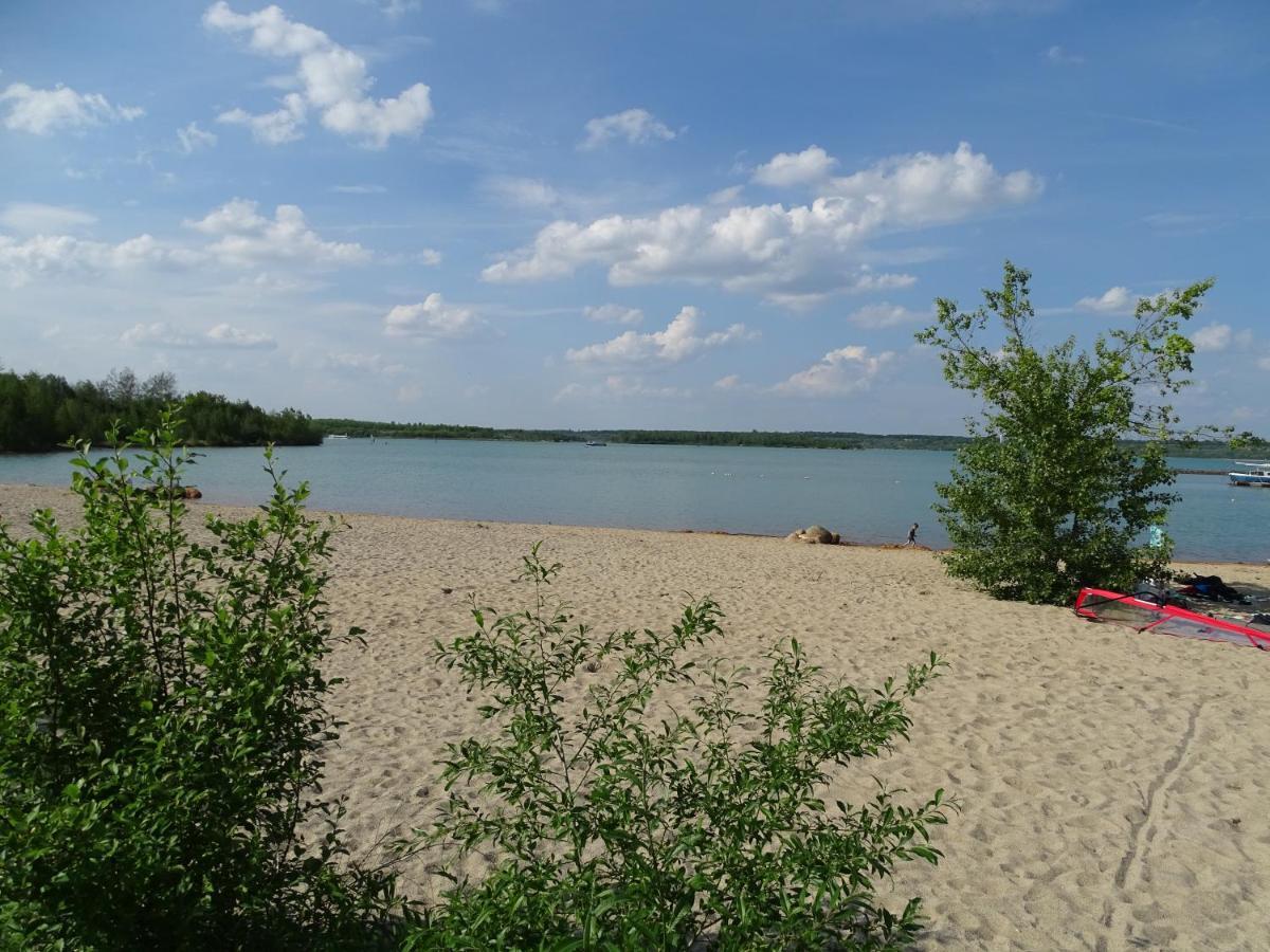 Feriendomizil Am Stoermthaler See, Lagovida, Leipziger Neuseenland, Grosspoesna, Privatstrand Exterior photo