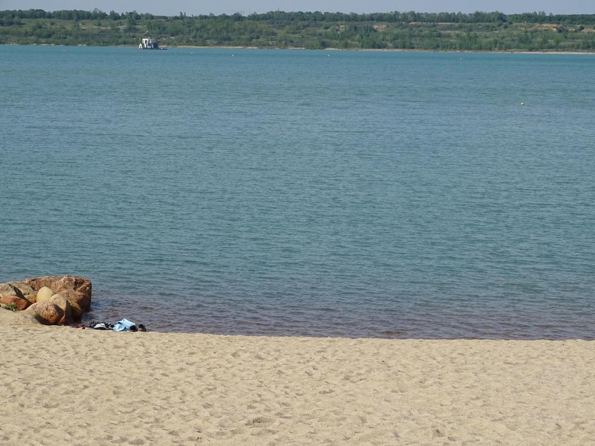 Feriendomizil Am Stoermthaler See, Lagovida, Leipziger Neuseenland, Grosspoesna, Privatstrand Exterior photo
